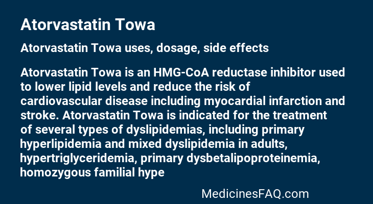 Atorvastatin Towa