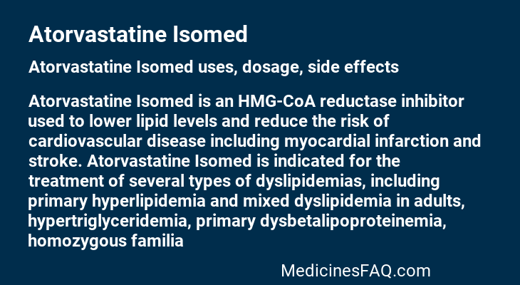 Atorvastatine Isomed