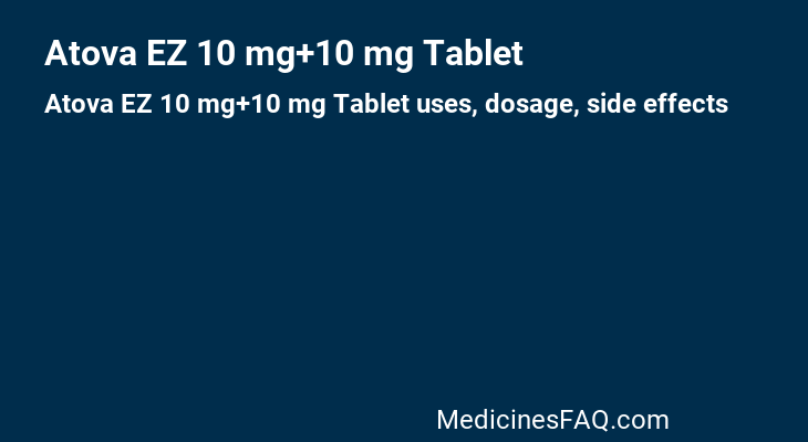 Atova EZ 10 mg+10 mg Tablet