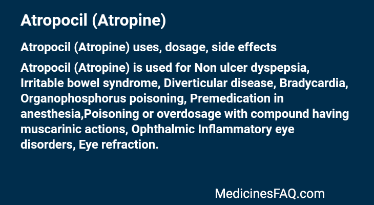 Atropocil (Atropine)