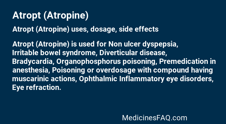 Atropt (Atropine)