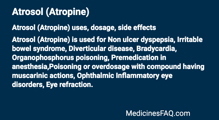 Atrosol (Atropine)