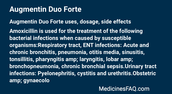 Augmentin Duo Forte