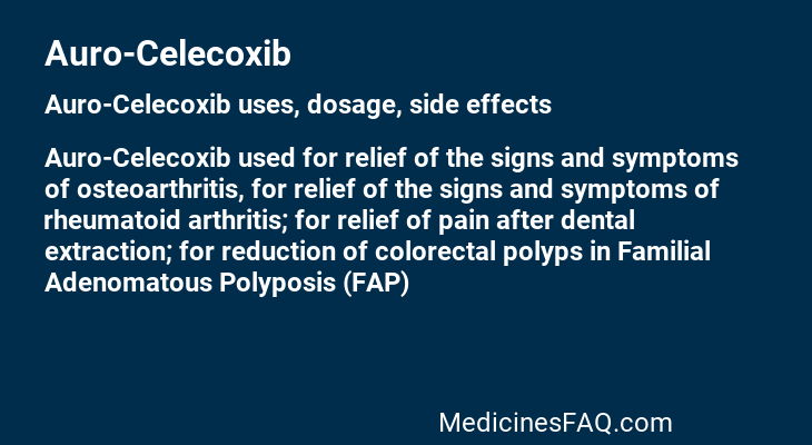 Auro-Celecoxib