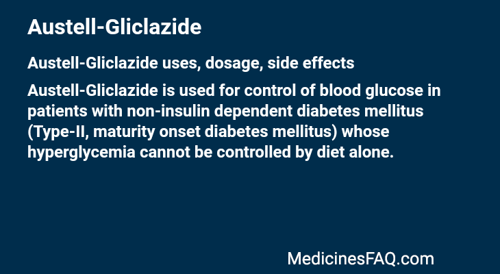 Austell-Gliclazide