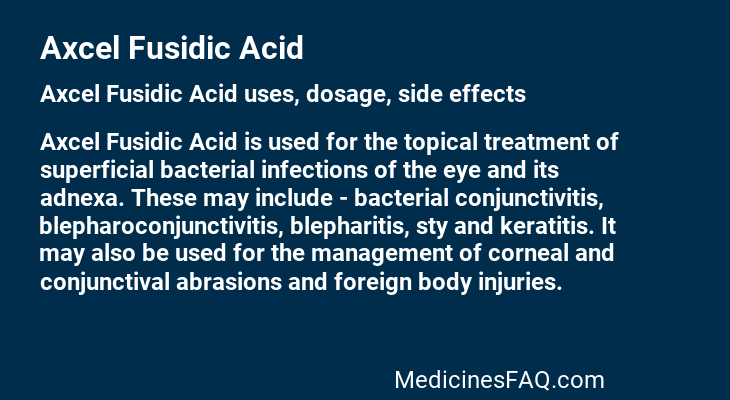 Axcel Fusidic Acid