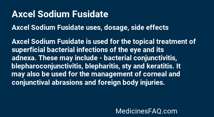 Axcel Sodium Fusidate