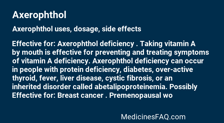 Axerophthol