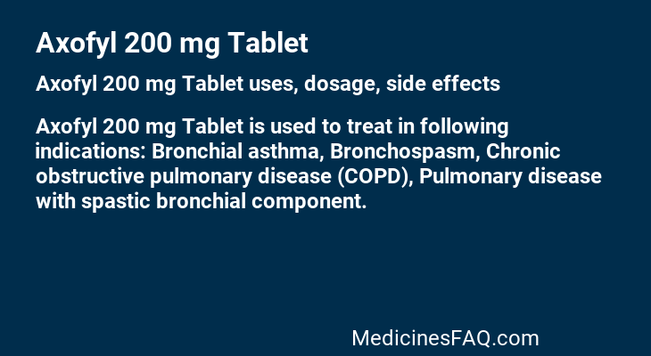 Axofyl 200 mg Tablet