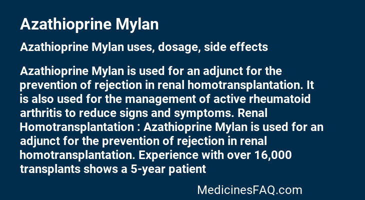 Azathioprine Mylan