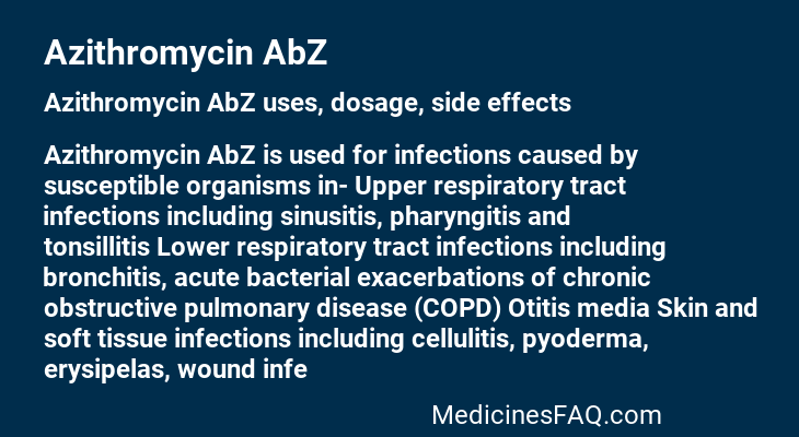 Azithromycin AbZ