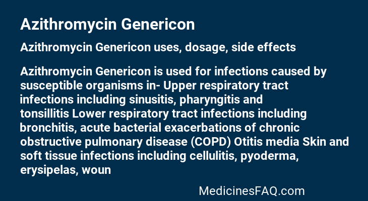 Azithromycin Genericon