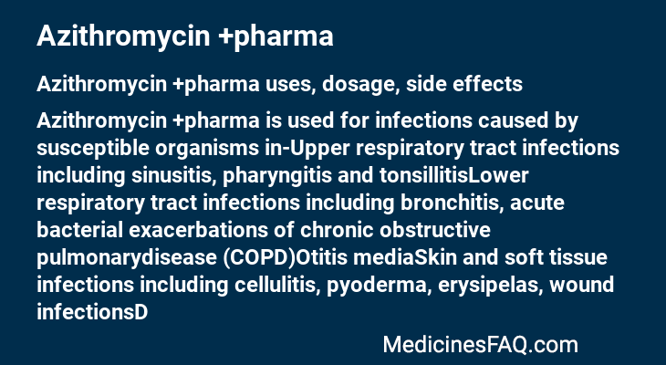 Azithromycin +pharma