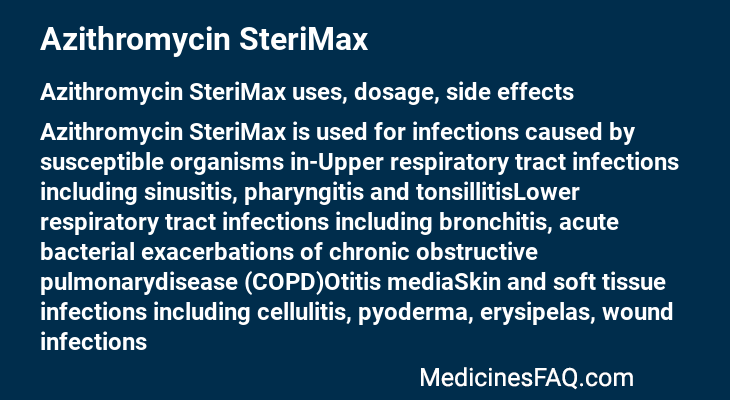 Azithromycin SteriMax