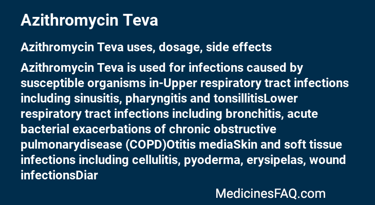 Azithromycin Teva