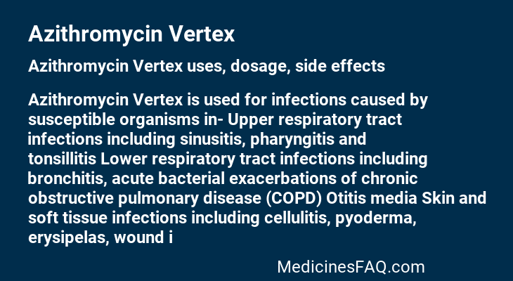 Azithromycin Vertex