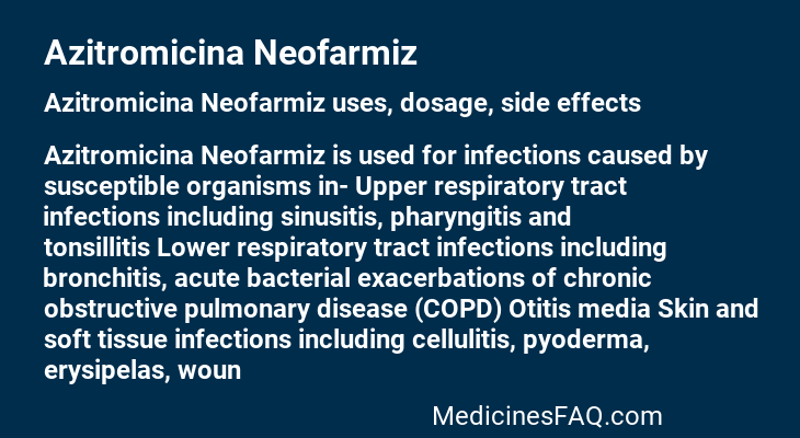 Azitromicina Neofarmiz