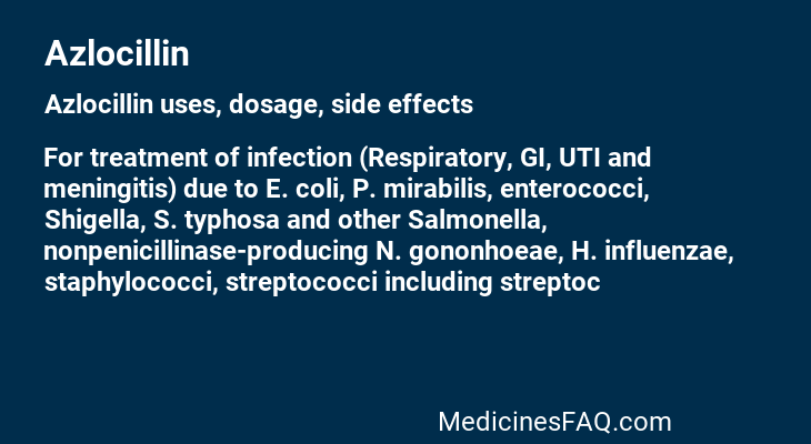 Azlocillin