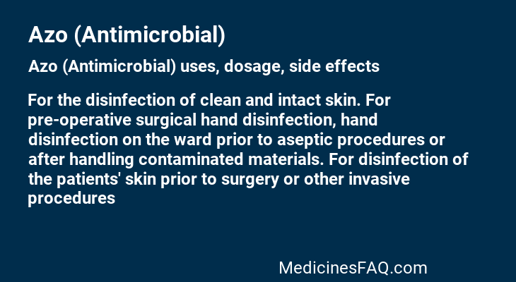 Azo (Antimicrobial)