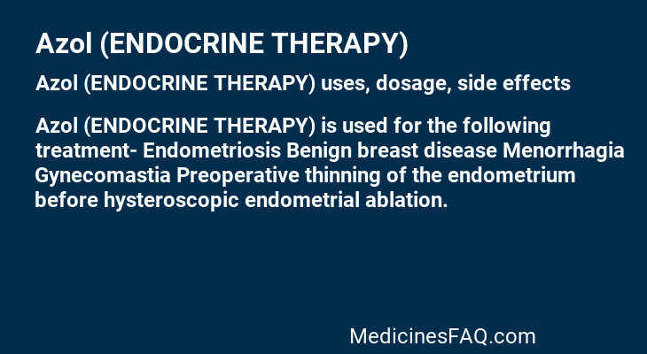 Azol (ENDOCRINE THERAPY)