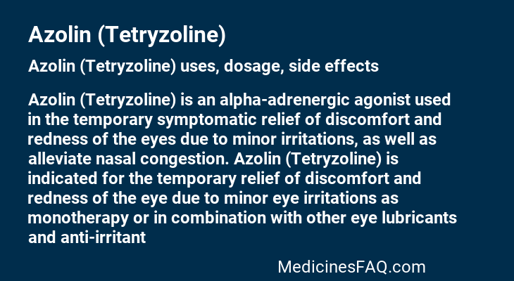 Azolin (Tetryzoline)