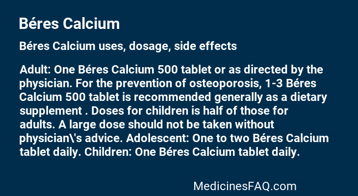 Béres Calcium