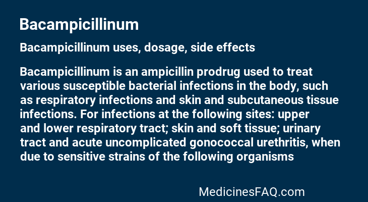 Bacampicillinum