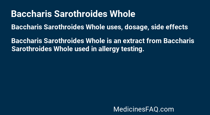 Baccharis Sarothroides Whole