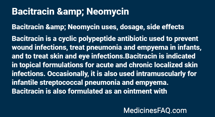 Bacitracin & Neomycin