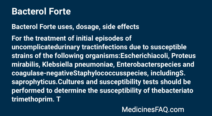 Bacterol Forte