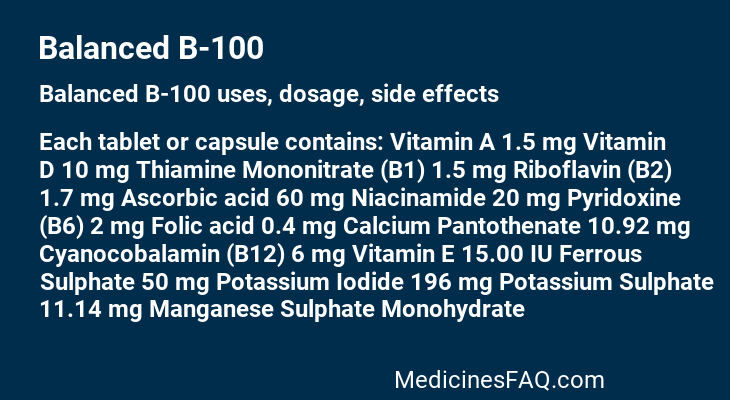 Balanced B-100