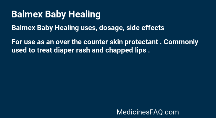 Balmex Baby Healing