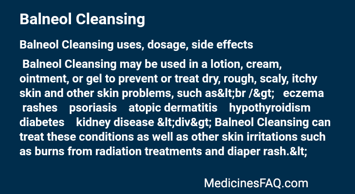 Balneol Cleansing