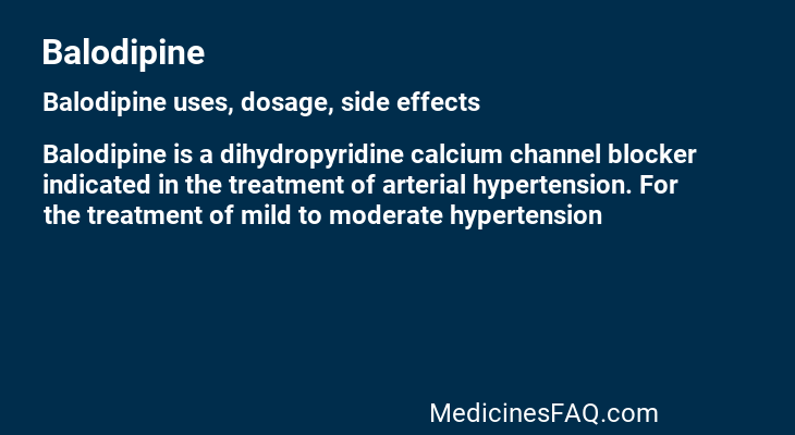 Balodipine