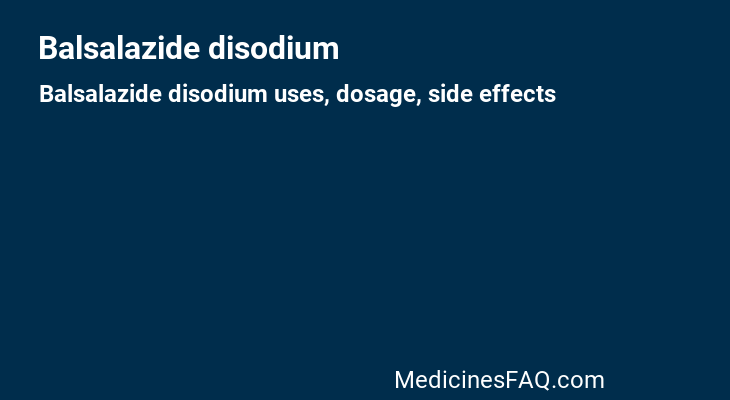 Balsalazide disodium