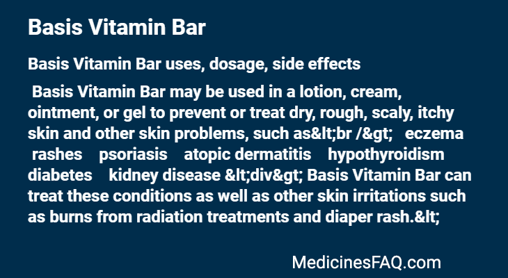 Basis Vitamin Bar