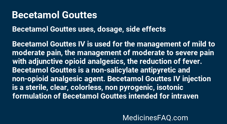 Becetamol Gouttes