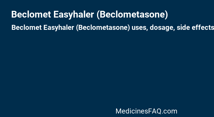 Beclomet Easyhaler (Beclometasone)