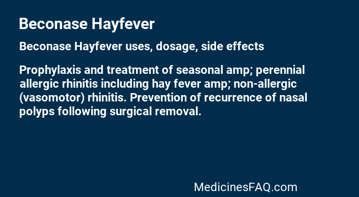 Beconase Hayfever