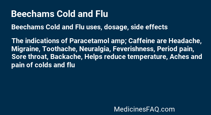 Beechams Cold and Flu
