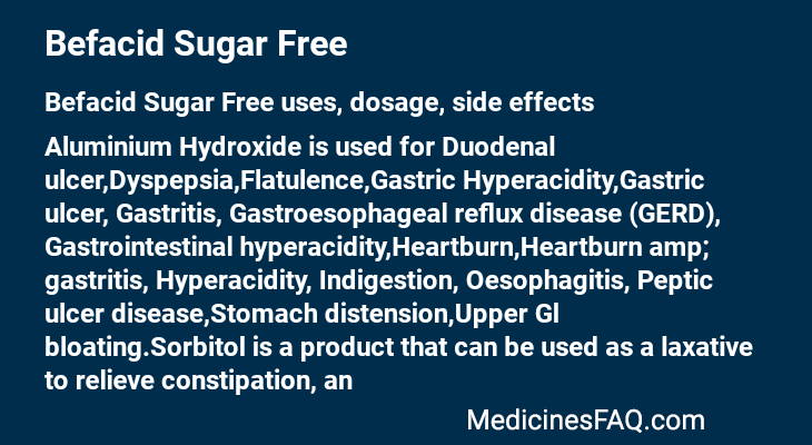 Befacid Sugar Free