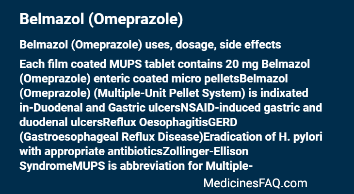 Belmazol (Omeprazole)