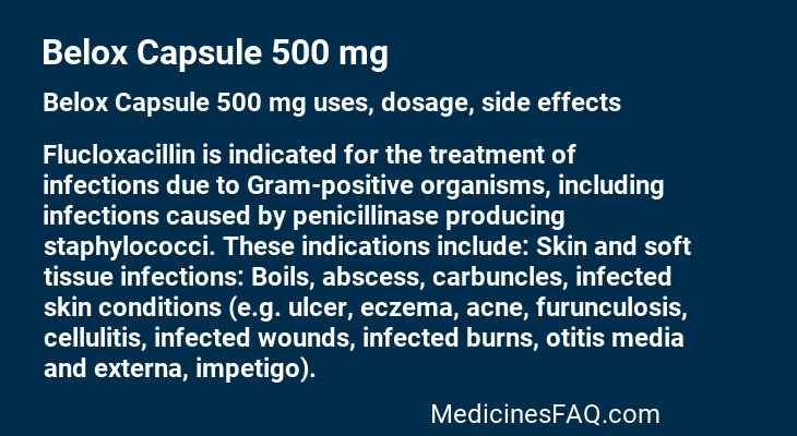 Belox Capsule 500 mg