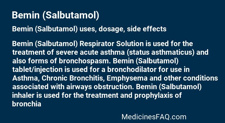 Bemin (Salbutamol)