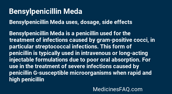 Bensylpenicillin Meda