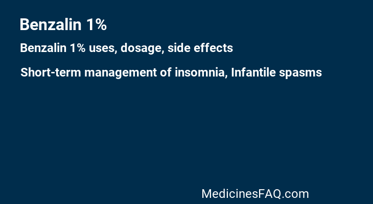Benzalin 1%