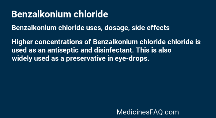 Benzalkonium chloride