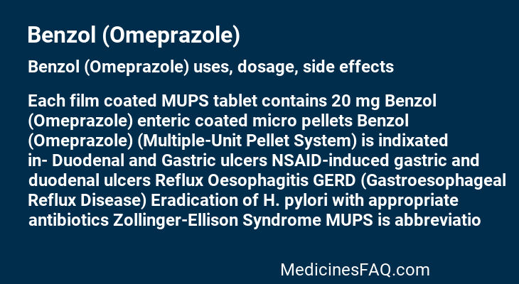 Benzol (Omeprazole)