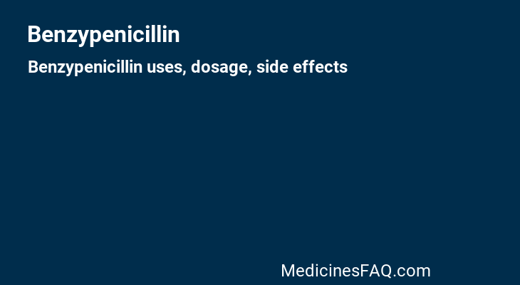 Benzypenicillin