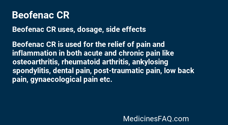 Beofenac CR